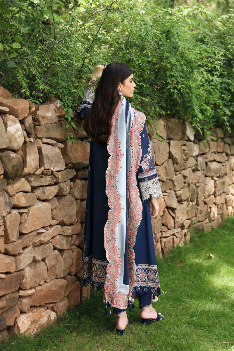 Qalamkar | Qlinekari Linen Collection | LM-06 CADHLA - Official Qalamkar stockist in UK - Sakeena London