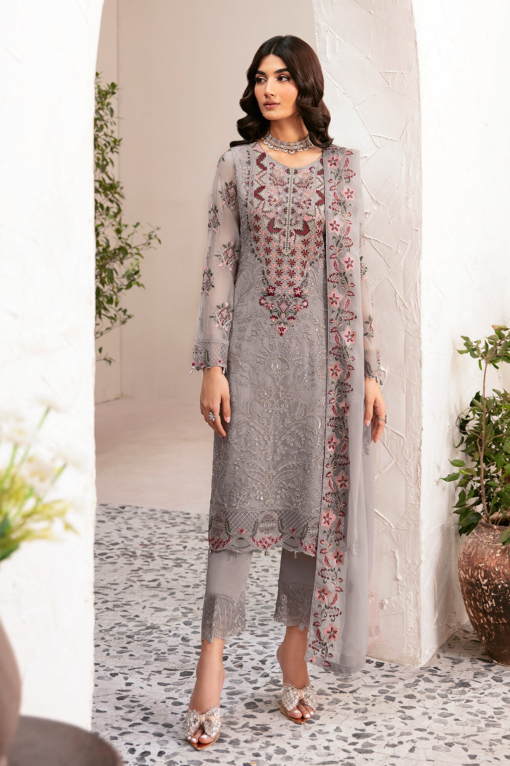 Ramsha | Rangoon Chiffon Collection 24 | D-1210 - Official Ramsha stockist in UK - Sakeena London