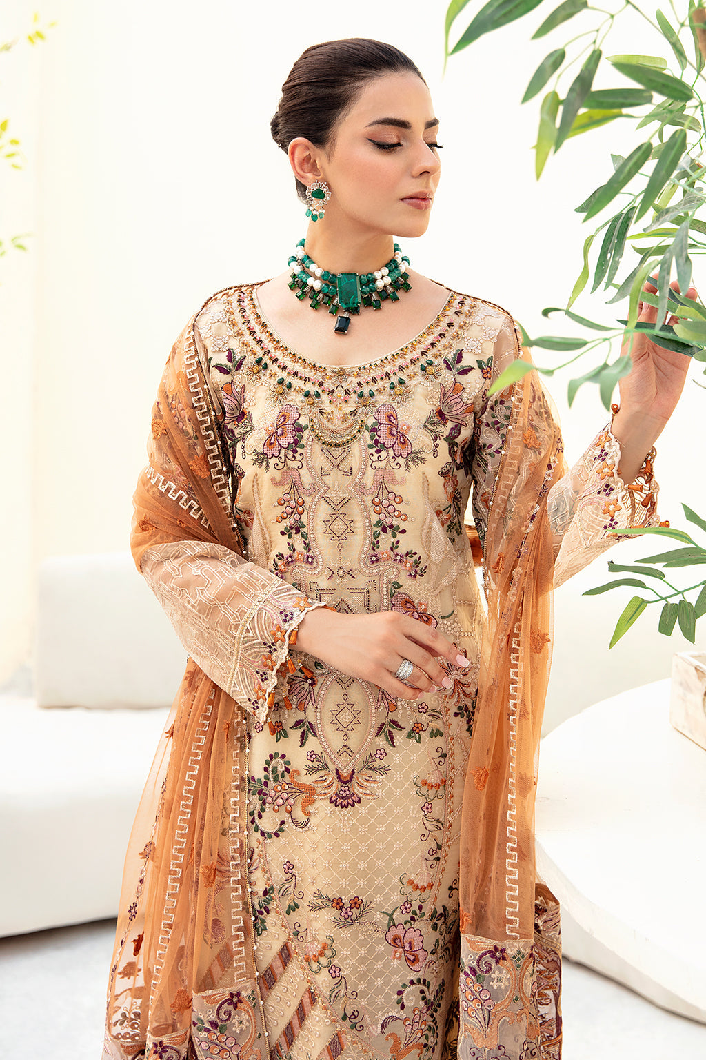 Ramsha | Minhal Organza Collection | M-901 - Official Ramsha stockist in UK - Sakeena London