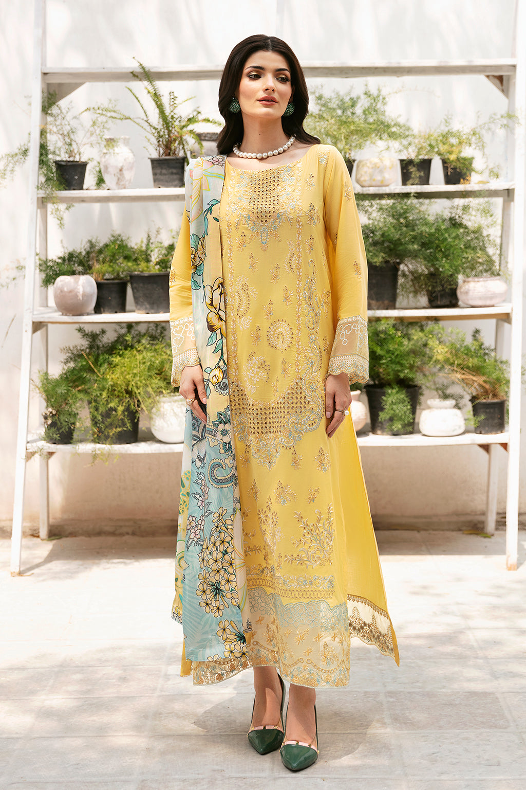 Ramsha | Andaaz Lawn Collection | Z-910 - Official Ramsha stockist in UK - Sakeena London