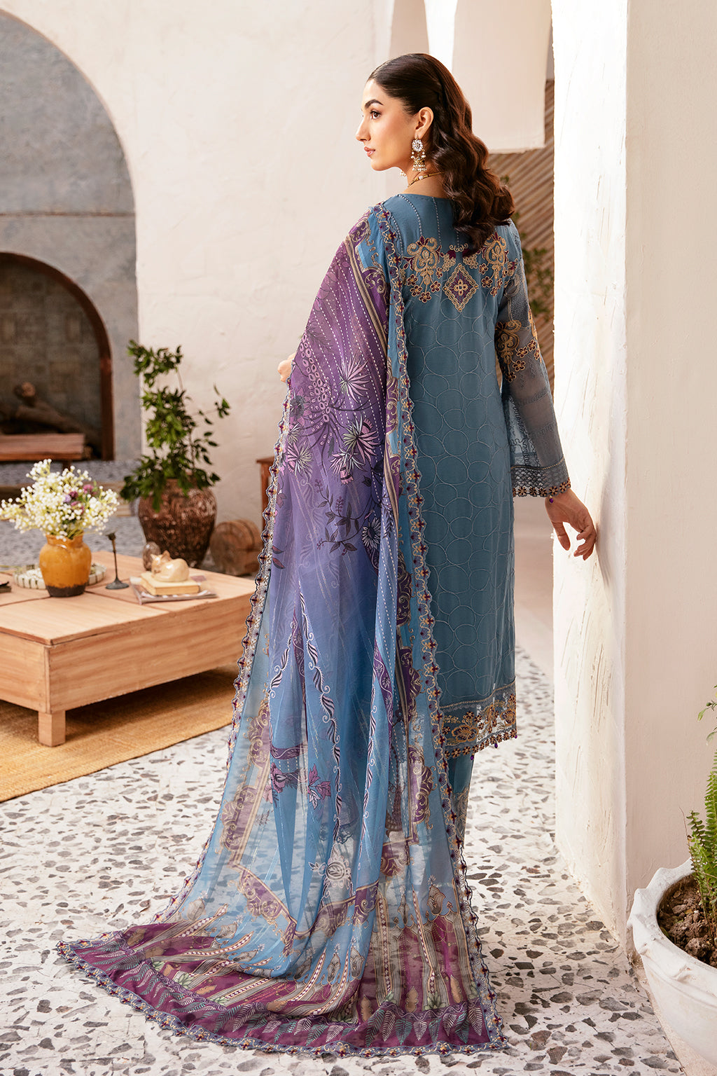 Ramsha | Rangoon Chiffon Collection 24 | D-1202 - Official Ramsha stockist in UK - Sakeena London