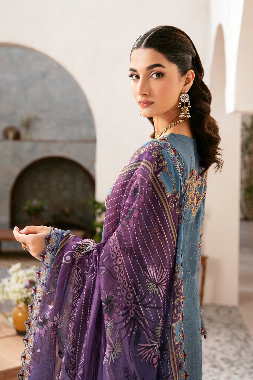 Ramsha | Rangoon Chiffon Collection 24 | D-1202 - Official Ramsha stockist in UK - Sakeena London
