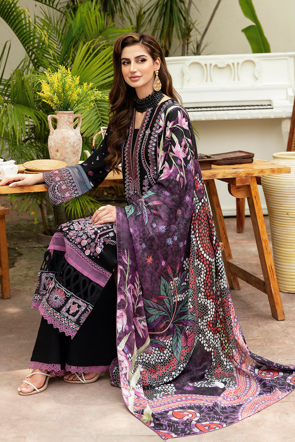 Ramsha | Luxury Lawn 24 | Y-806 - Official Ramsha stockist in UK - Sakeena London