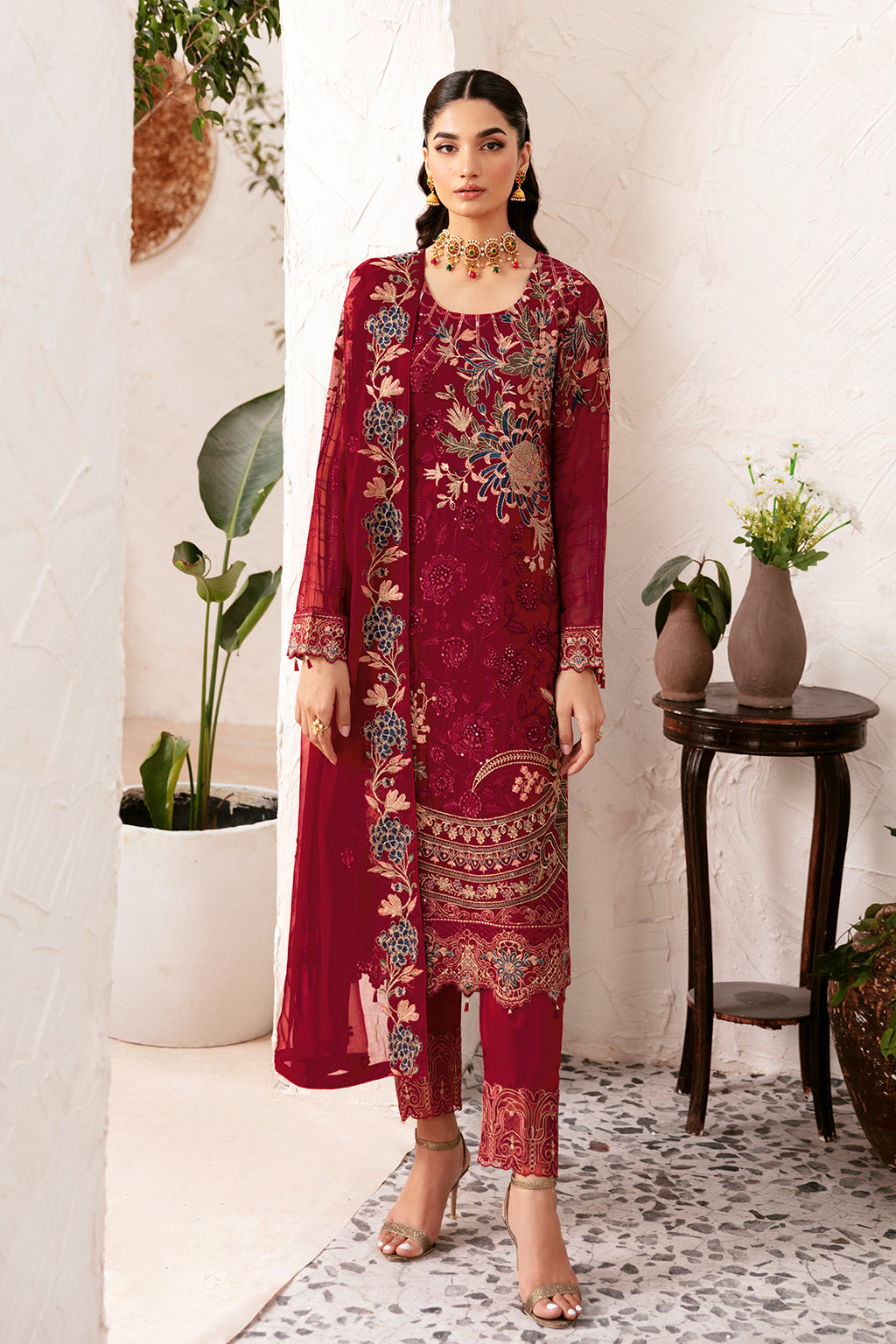 Ramsha | Rangoon Chiffon Collection 24 | D-1205 - Official Ramsha stockist in UK - Sakeena London