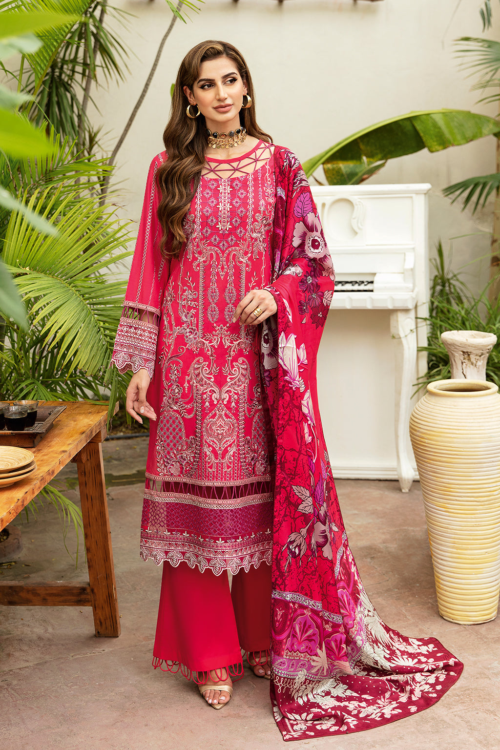 Ramsha | Luxury Lawn 24 | Y-810 - Official Ramsha stockist in UK - Sakeena London
