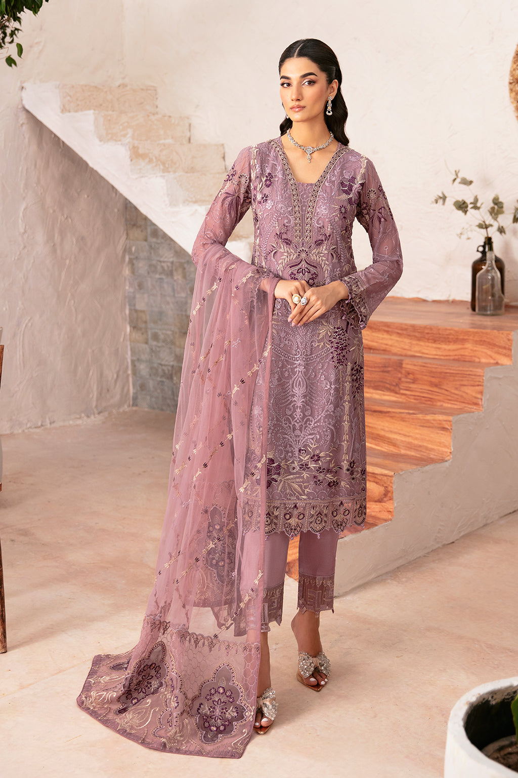 Ramsha | Rangoon Chiffon Collection 24 | D-1208 - Official Ramsha stockist in UK - Sakeena London