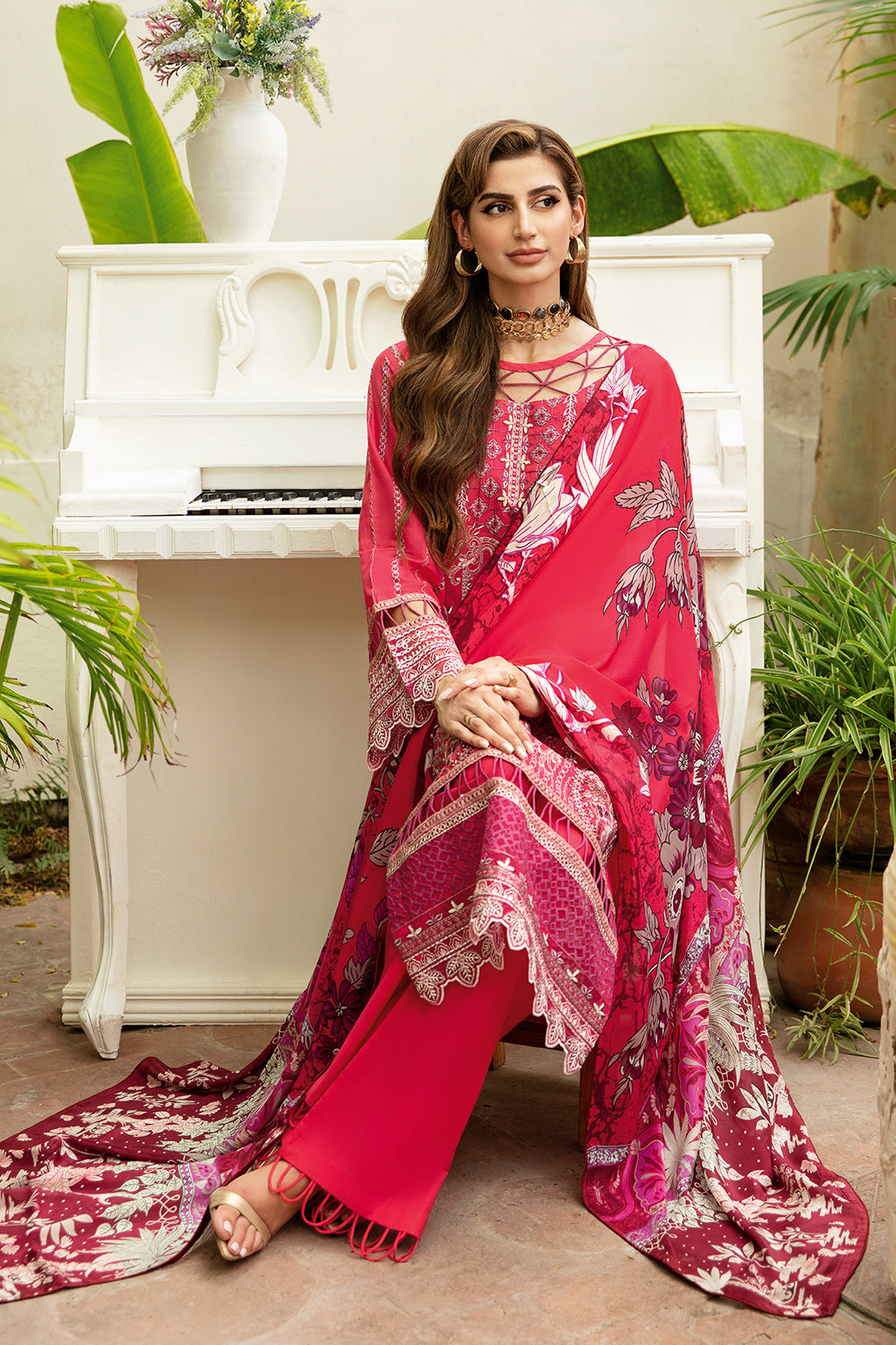 Ramsha | Luxury Lawn 24 | Y-810 - Official Ramsha stockist in UK - Sakeena London