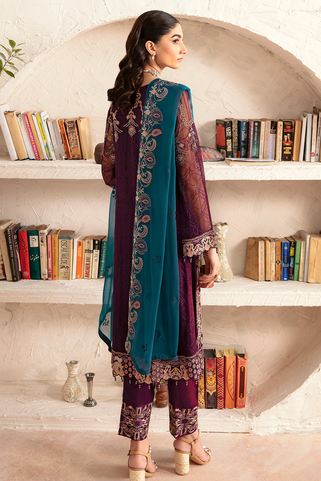 Ramsha | Rangoon Chiffon Collection 24 | D-1211 - Official Ramsha stockist in UK - Sakeena London