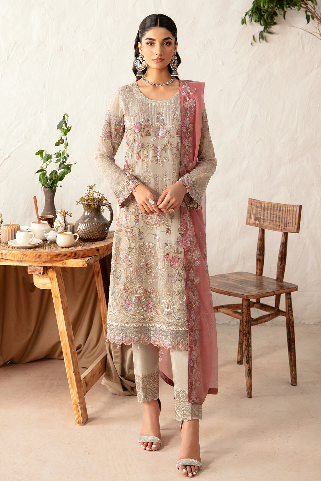 Ramsha | Rangoon Chiffon Collection 24 | D-1212 - Official Ramsha stockist in UK - Sakeena London