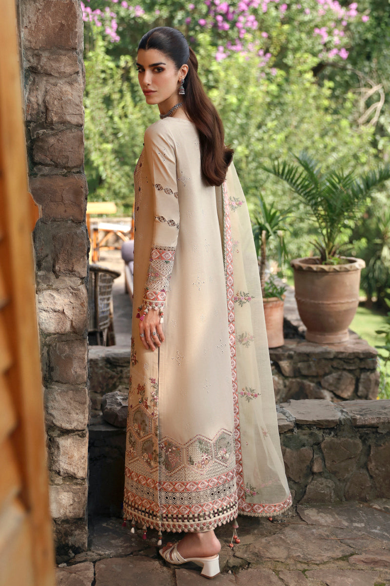 Qalamkar | Qlinekari Linen Collection | LM-11 ZIA - Official Qalamkar stockist in UK - Sakeena London