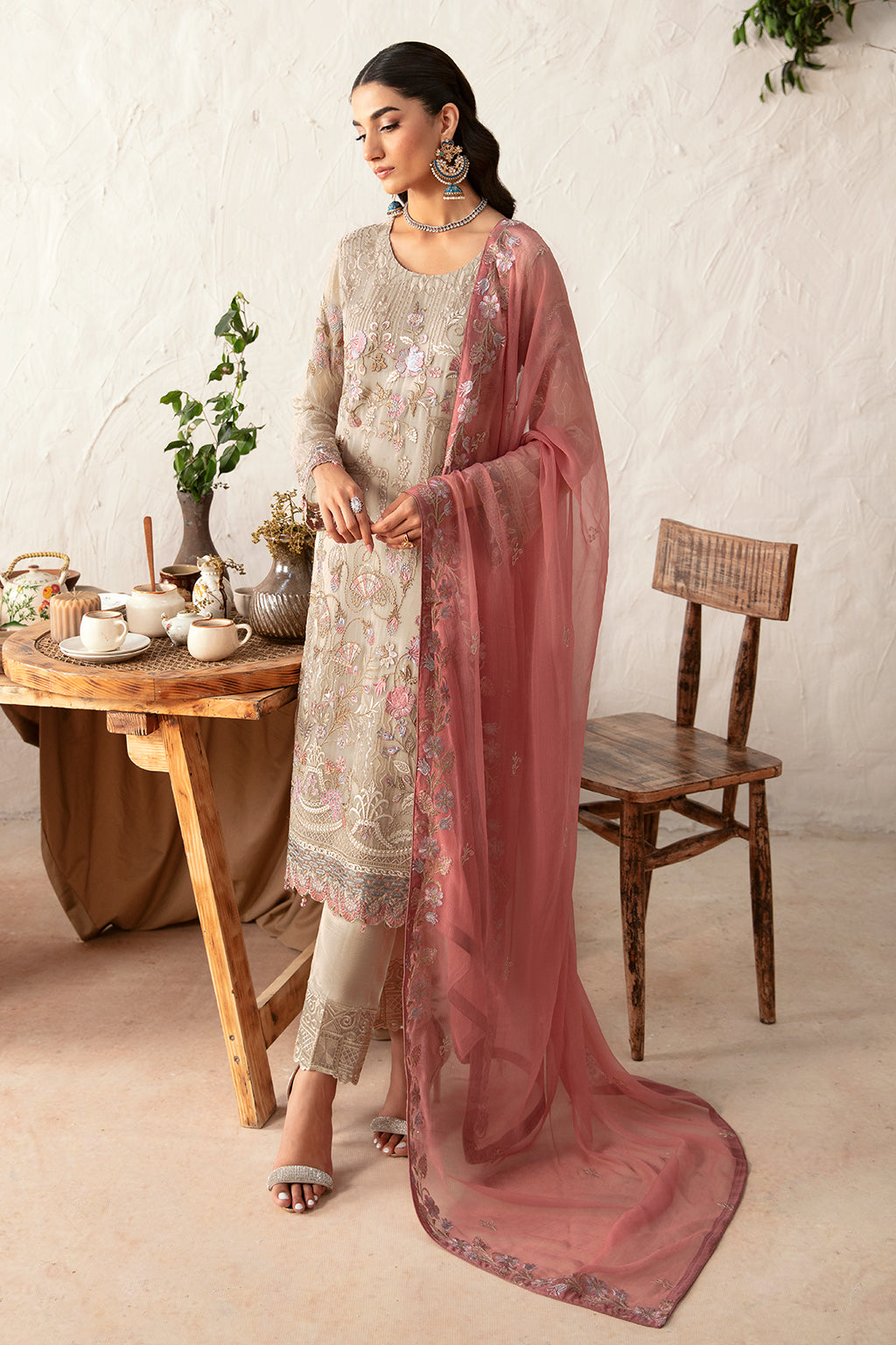 Ramsha | Rangoon Chiffon Collection 24 | D-1212 - Official Ramsha stockist in UK - Sakeena London