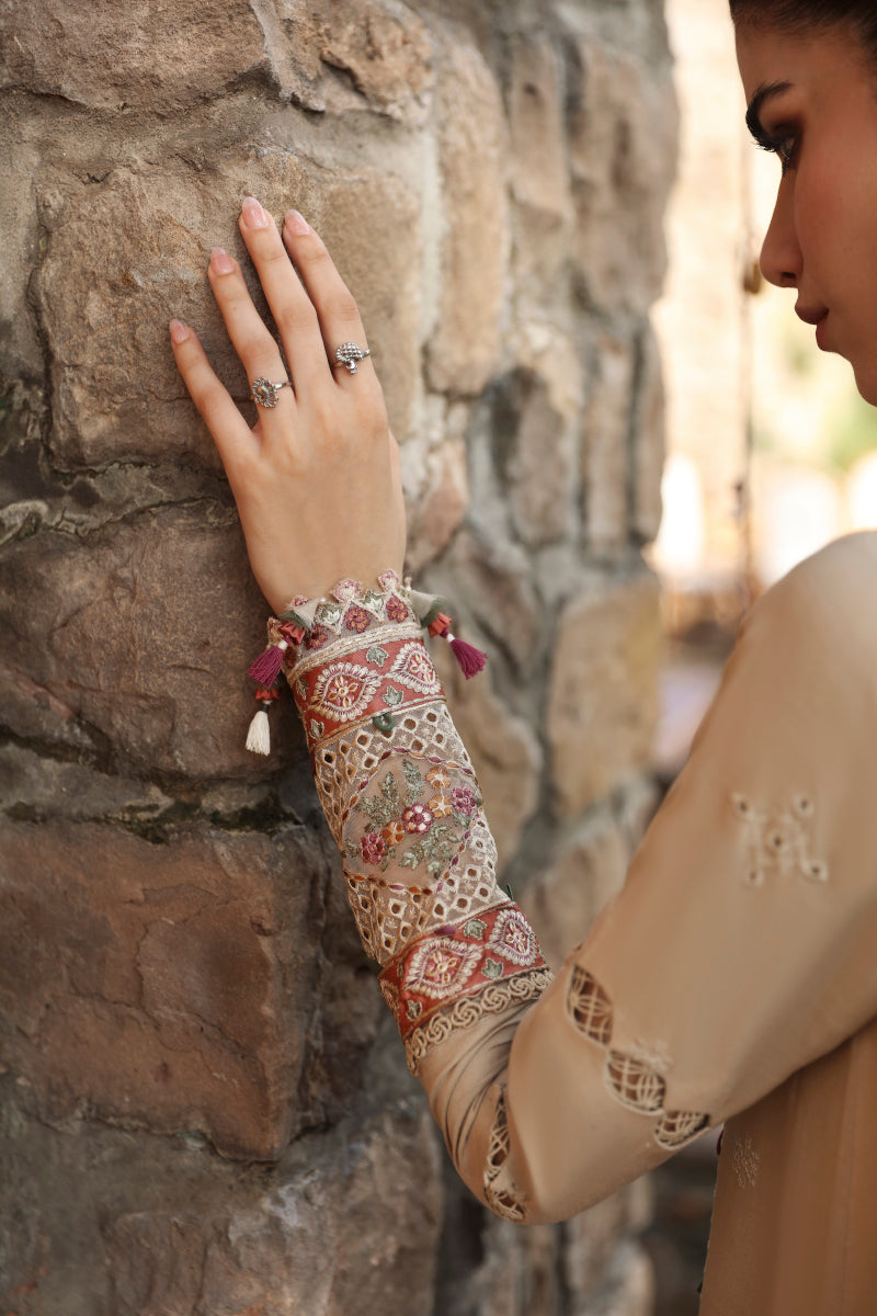 Qalamkar | Qlinekari Linen Collection | LM-11 ZIA - Official Qalamkar stockist in UK - Sakeena London