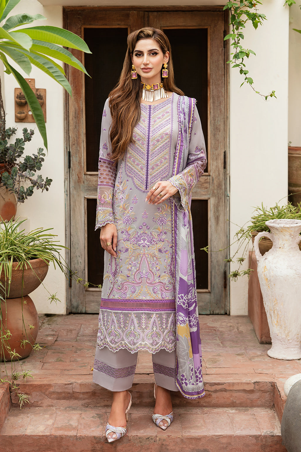 Ramsha | Luxury Lawn 24 | Y-809 - Official Ramsha stockist in UK - Sakeena London
