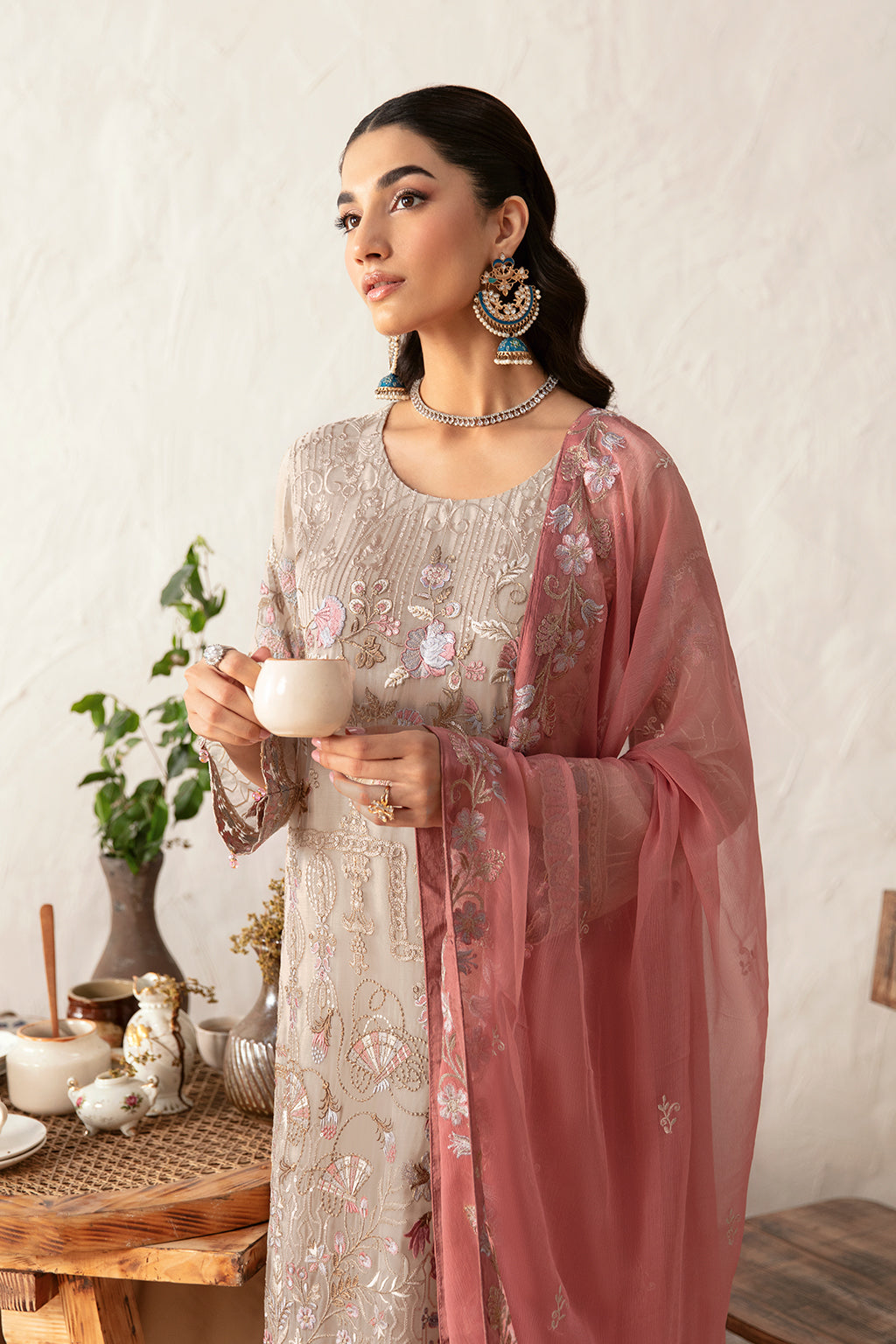 Ramsha | Rangoon Chiffon Collection 24 | D-1212 - Official Ramsha stockist in UK - Sakeena London