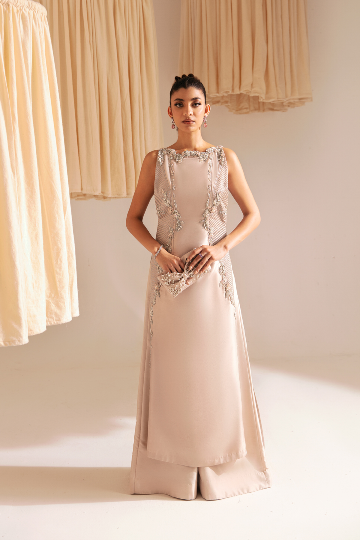 Ayesha and Usman | Aura Luxury Pret | Pale Blush - Official Ayesha and Usman stockist in UK - Sakeena London