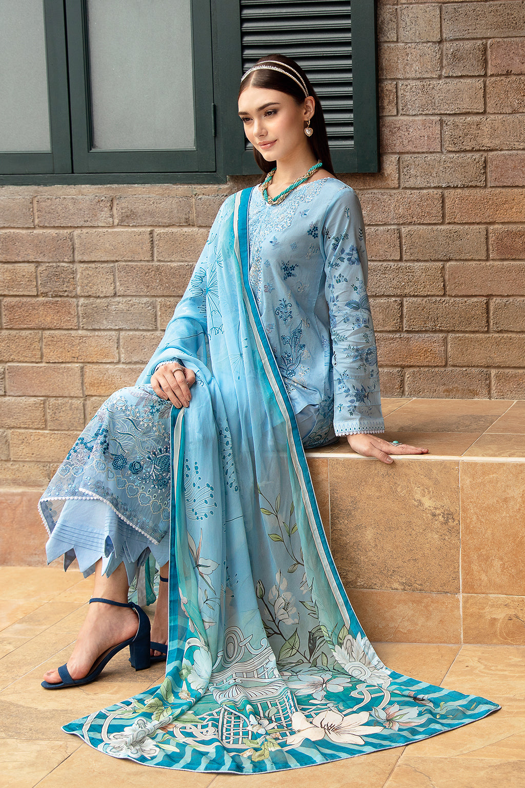 Ramsha | Riwayat Lawn Collection | Y-911 - Official Ramsha stockist in UK - Sakeena London