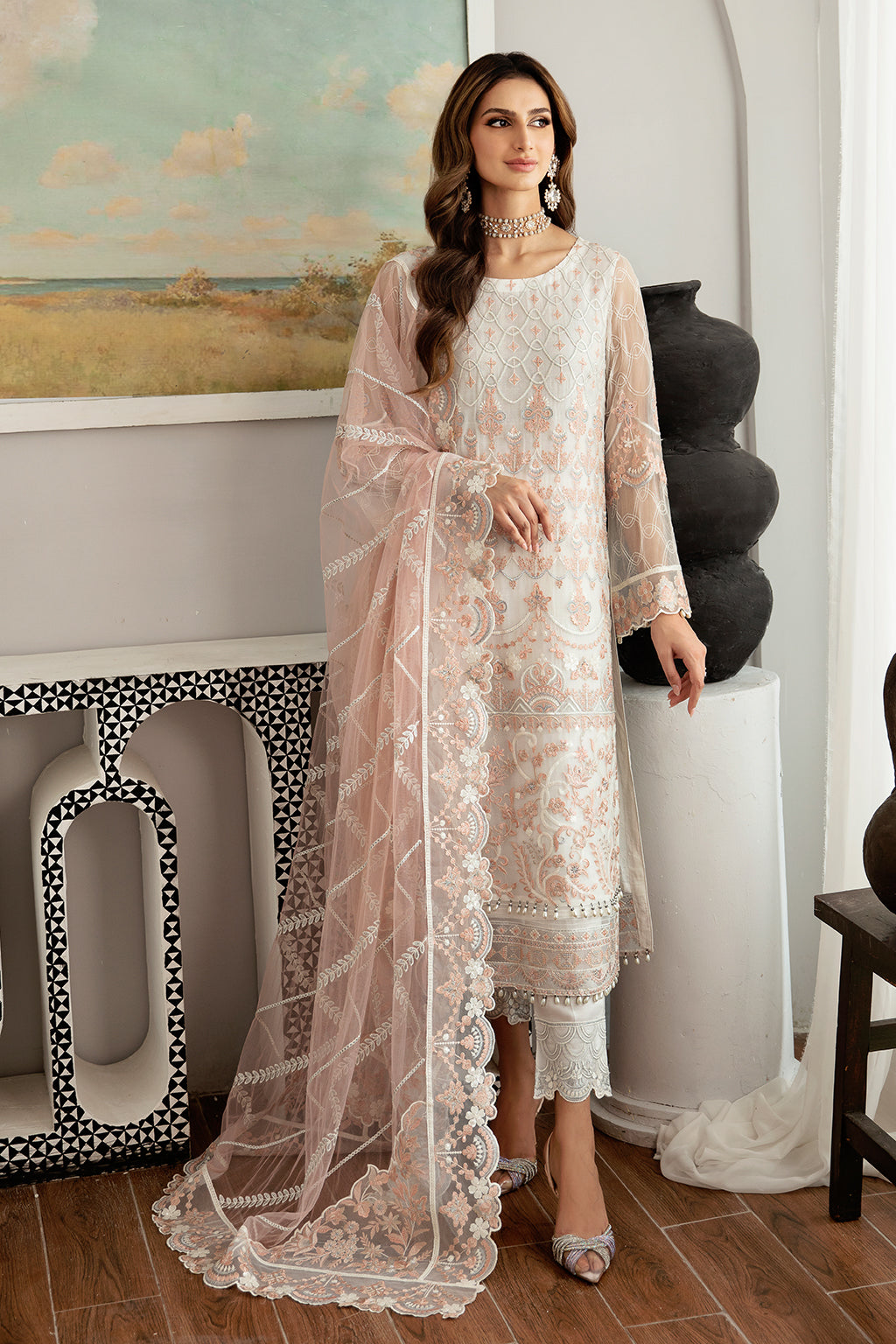 Ramsha | Rangoon Chiffon Collection 24 | D-1103 - Official Ramsha stockist in UK - Sakeena London