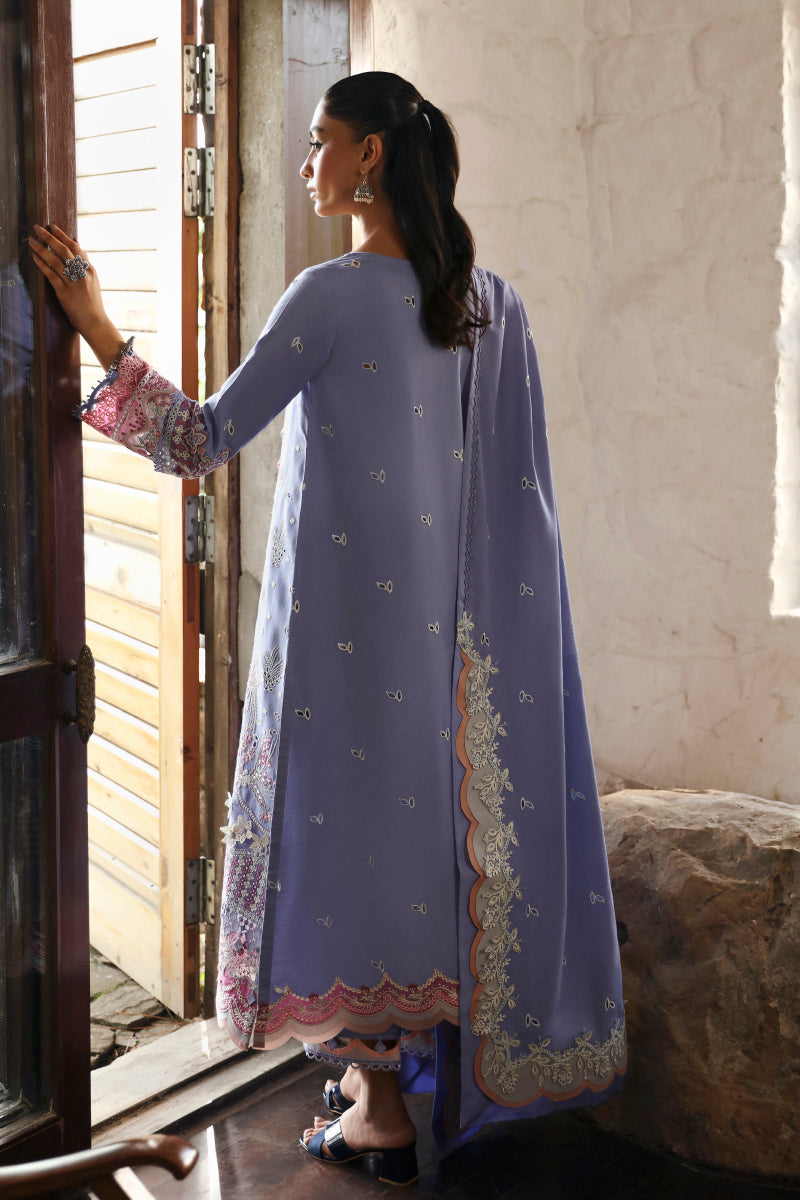 Qalamkar | Qlinekari Linen Collection | LM-09 LORNA - Official Qalamkar stockist in UK - Sakeena London
