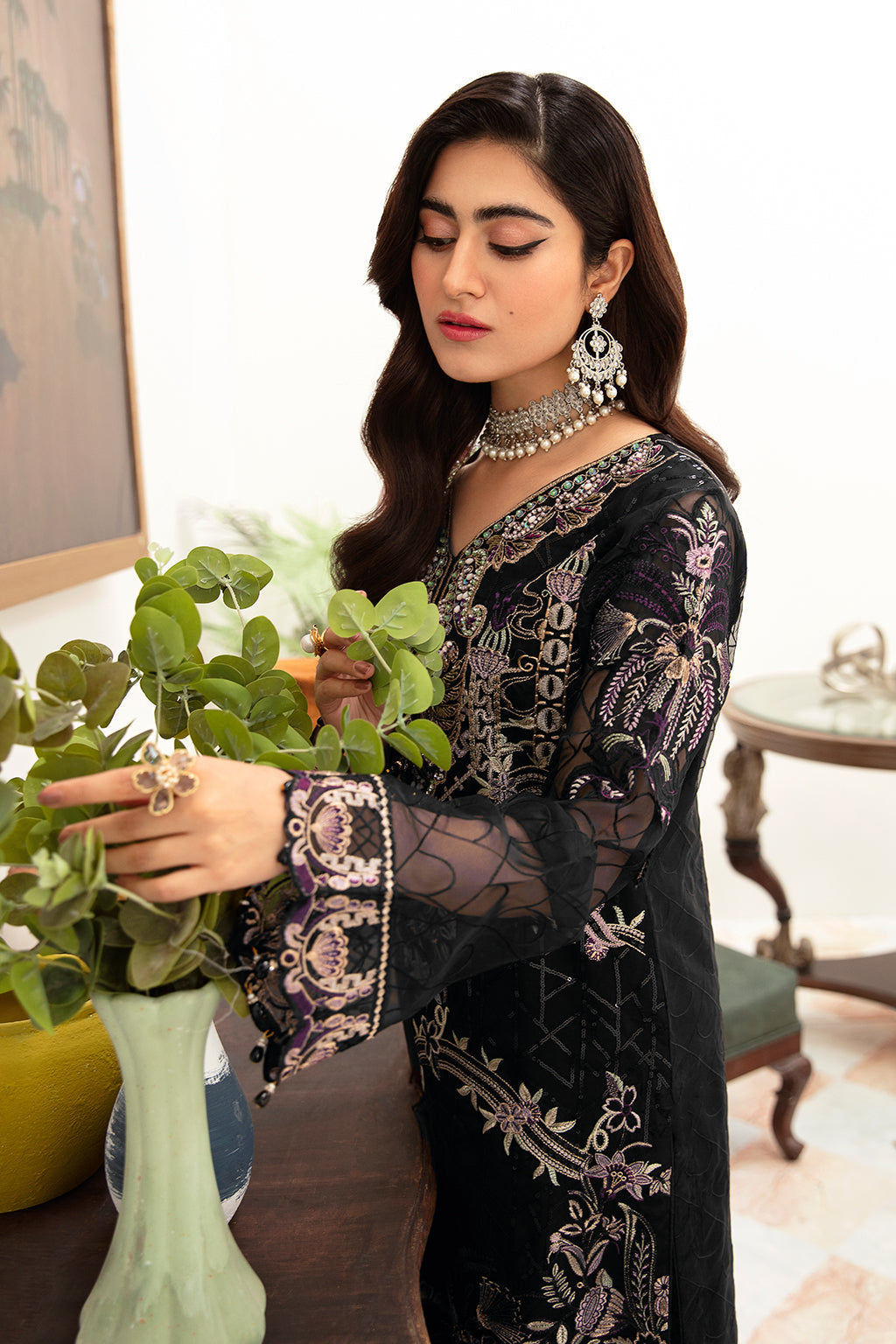 Ramsha | Minhal Organza Collection | M-1006 - Official Ramsha stockist in UK - Sakeena London