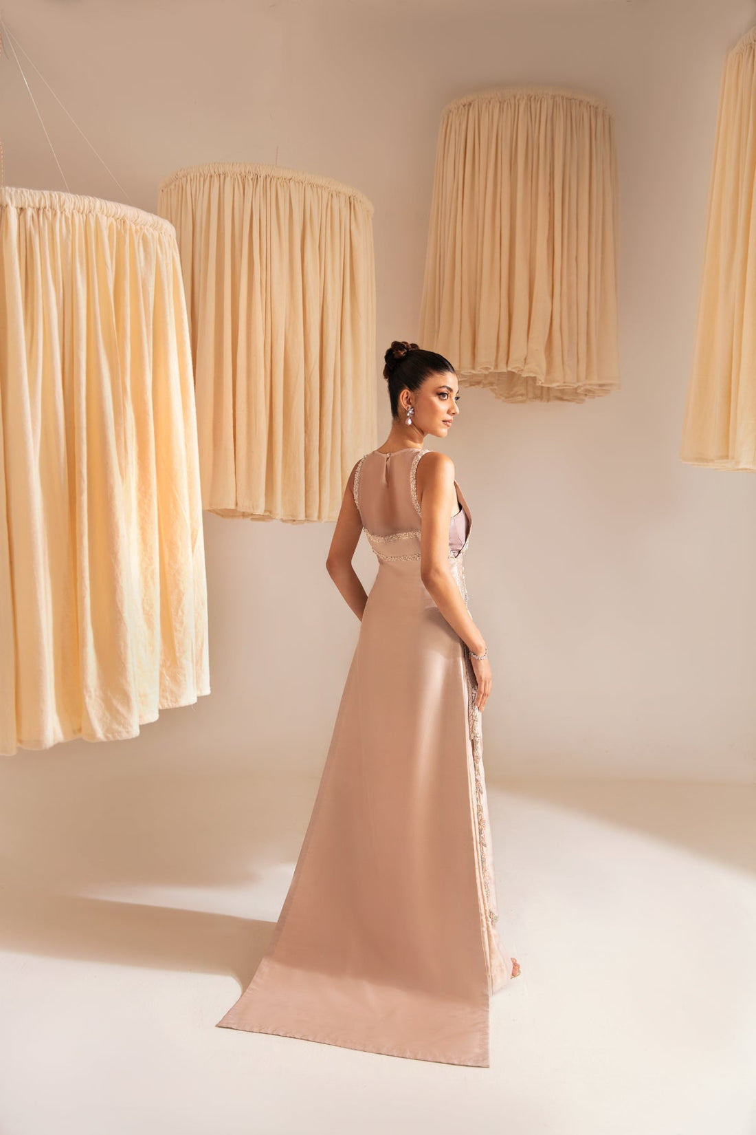 Ayesha and Usman | Aura Luxury Pret | Pale Blush - Official Ayesha and Usman stockist in UK - Sakeena London