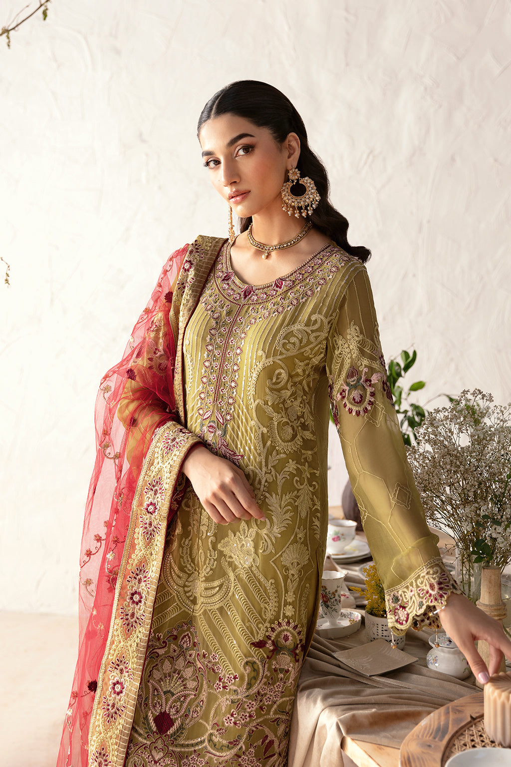 Ramsha | Rangoon Chiffon Collection 24 | D-1203 - Official Ramsha stockist in UK - Sakeena London