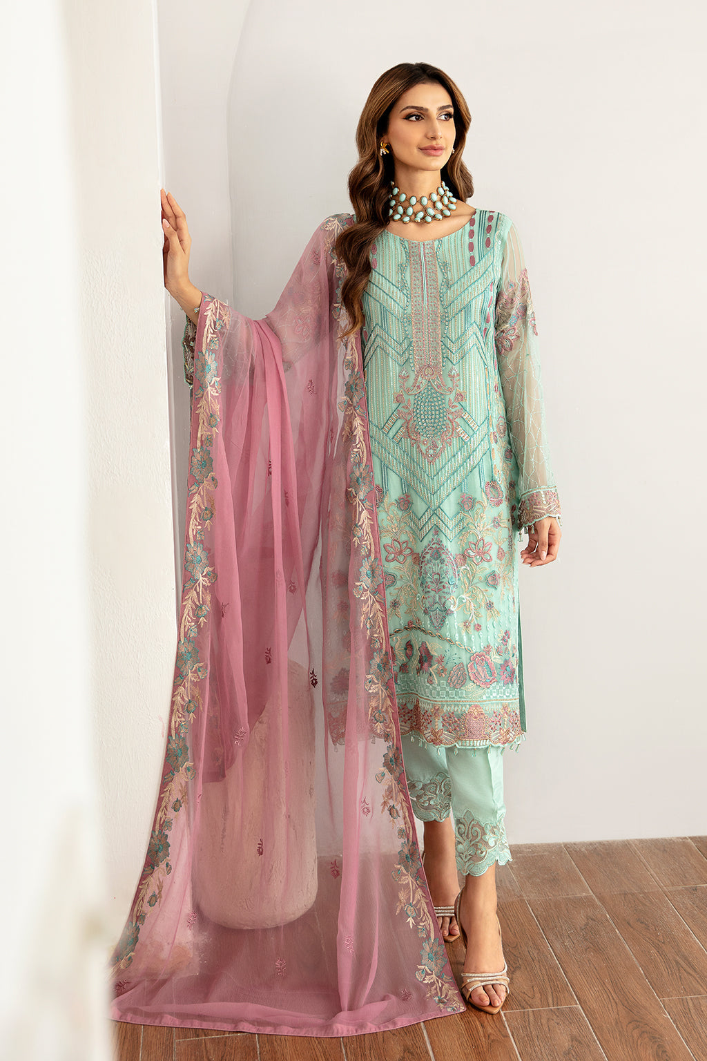 Ramsha | Rangoon Chiffon Collection 24 | D-1107 - Official Ramsha stockist in UK - Sakeena London