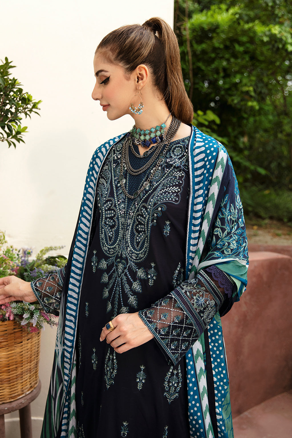 Ramsha | Luxury Lawn 24 | Y-803 - Official Ramsha stockist in UK - Sakeena London