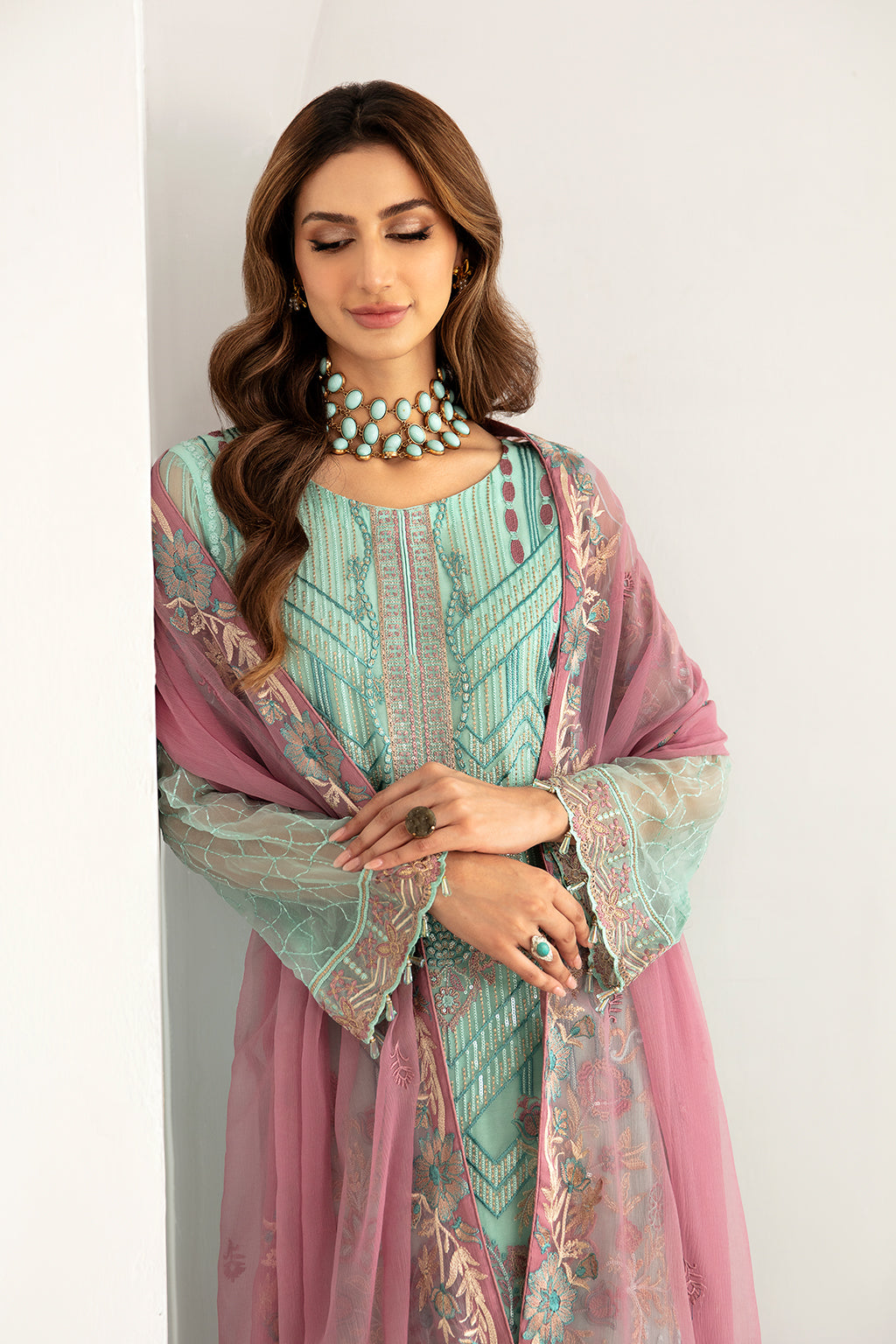 Ramsha | Rangoon Chiffon Collection 24 | D-1107 - Official Ramsha stockist in UK - Sakeena London