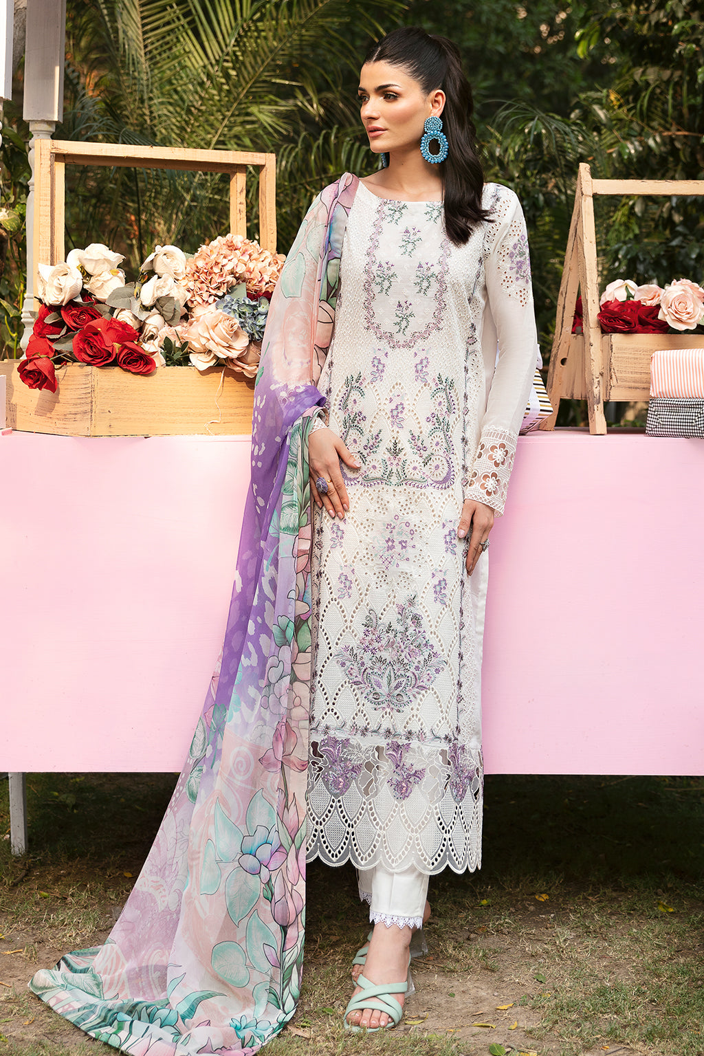 Ramsha | Andaaz Lawn Collection | Z-908 - Official Ramsha stockist in UK - Sakeena London