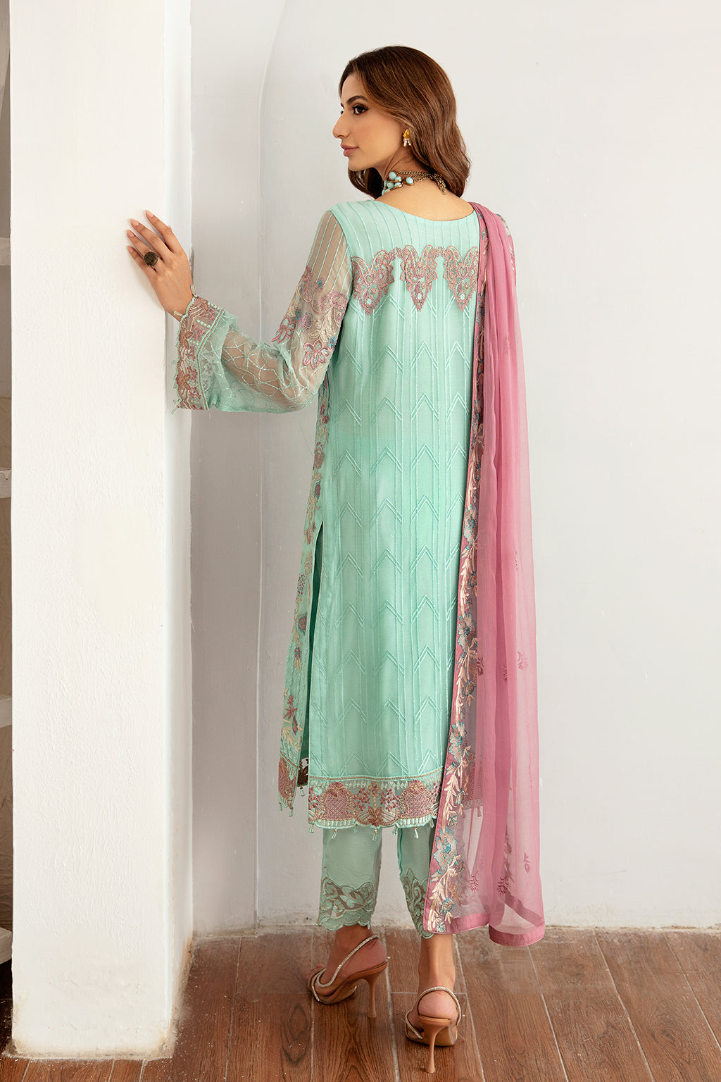 Ramsha | Rangoon Chiffon Collection 24 | D-1107 - Official Ramsha stockist in UK - Sakeena London
