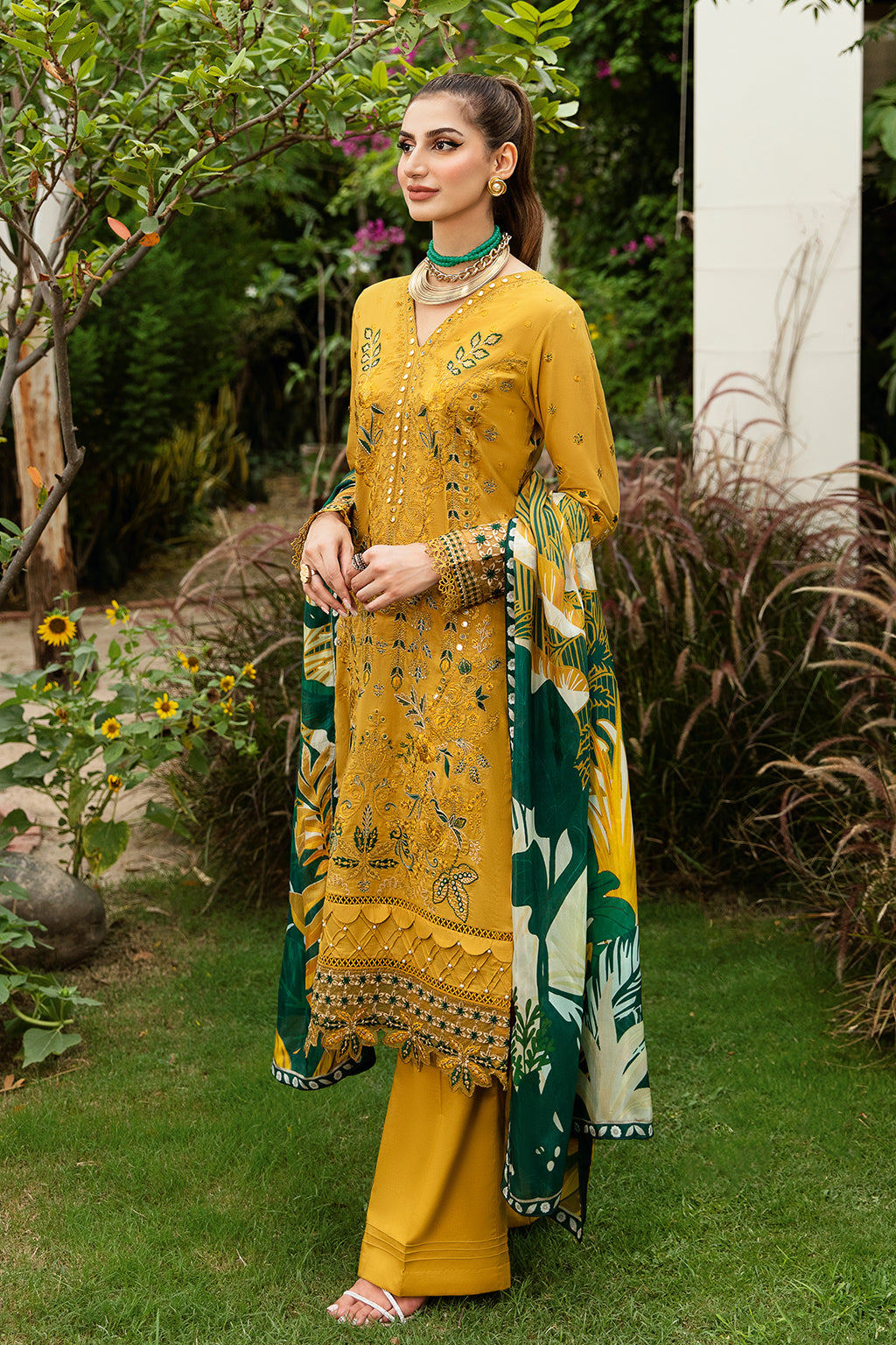 Ramsha | Luxury Lawn 24 | Y-805 - Official Ramsha stockist in UK - Sakeena London