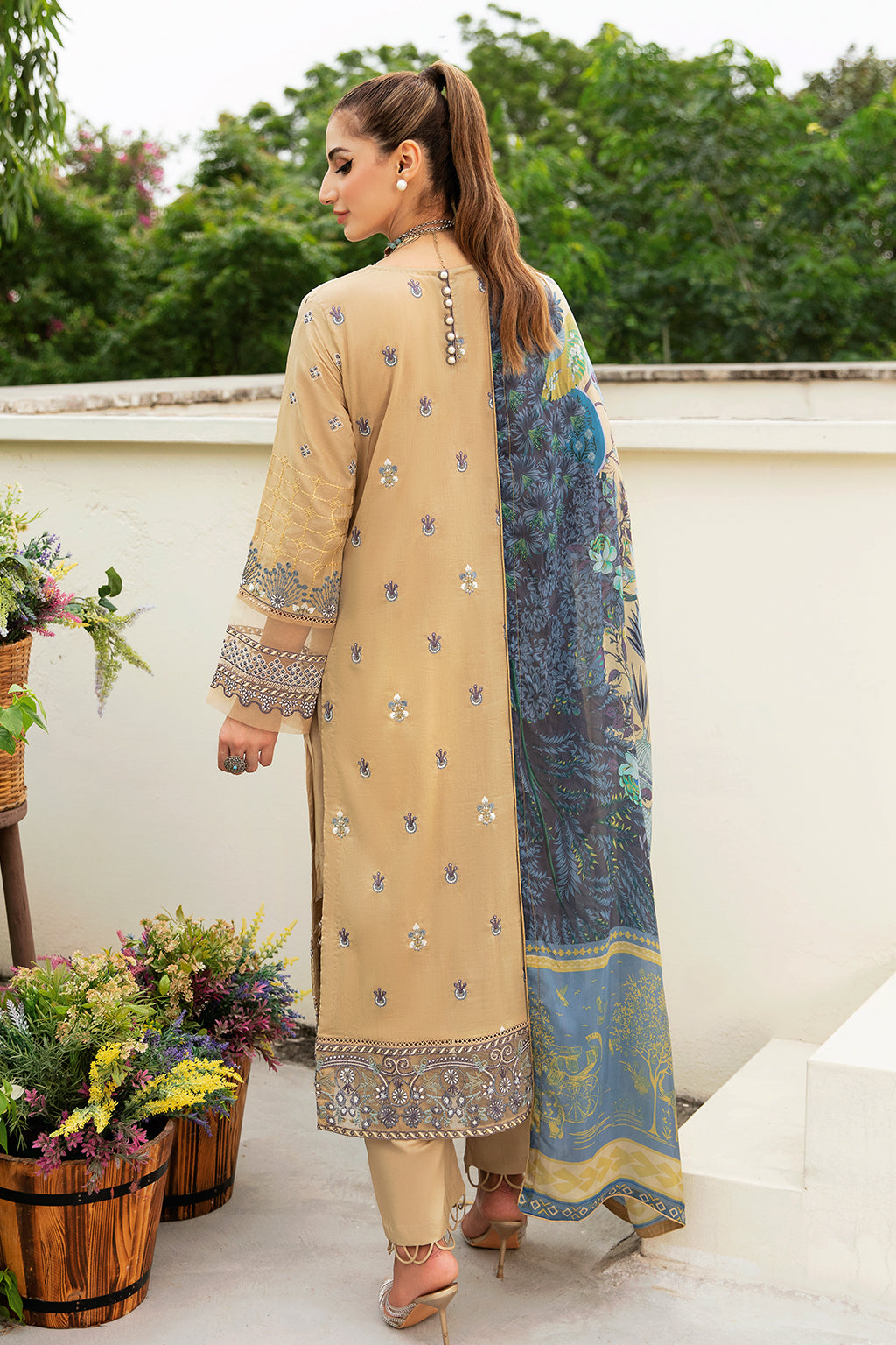 Ramsha | Luxury Lawn 24 | Y-802 - Official Ramsha stockist in UK - Sakeena London