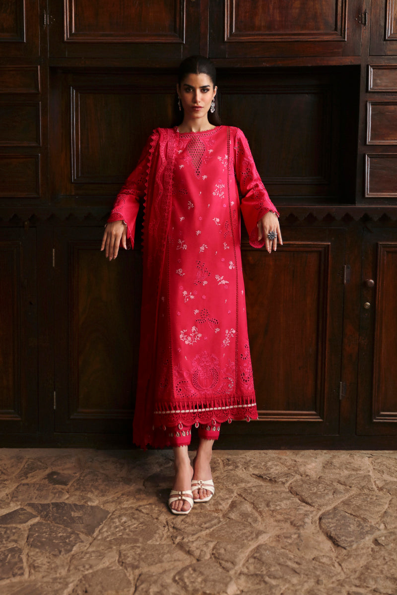 Qalamkar | Qlinekari Linen Collection | LM-07 NEESA - Official Qalamkar stockist in UK - Sakeena London