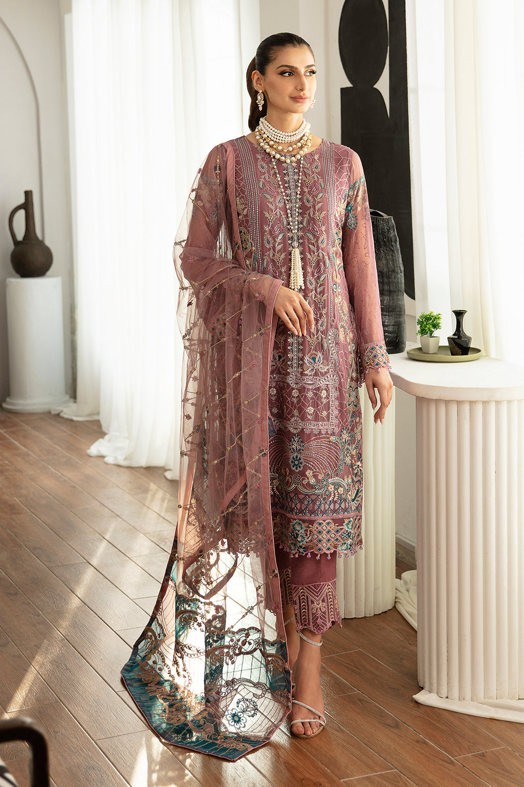 Ramsha | Rangoon Chiffon Collection 24 | D-1102 - Official Ramsha stockist in UK - Sakeena London