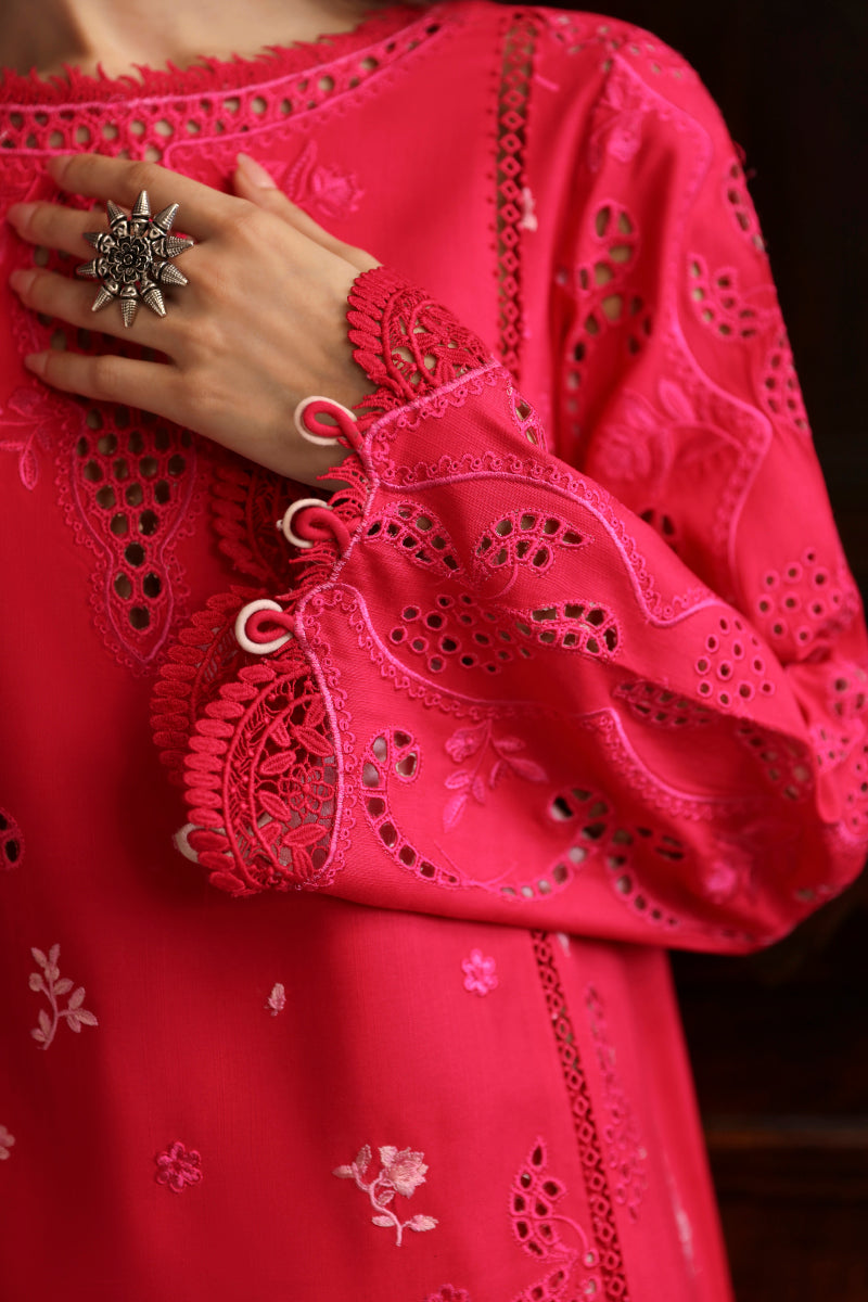 Qalamkar | Qlinekari Linen Collection | LM-07 NEESA - Official Qalamkar stockist in UK - Sakeena London