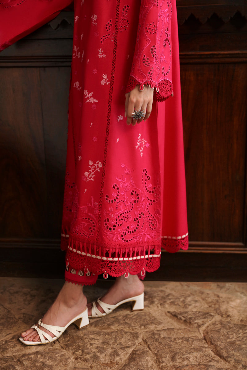 Qalamkar | Qlinekari Linen Collection | LM-07 NEESA - Official Qalamkar stockist in UK - Sakeena London