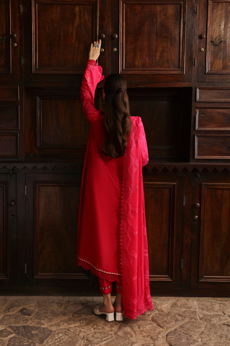 Qalamkar | Qlinekari Linen Collection | LM-07 NEESA - Official Qalamkar stockist in UK - Sakeena London