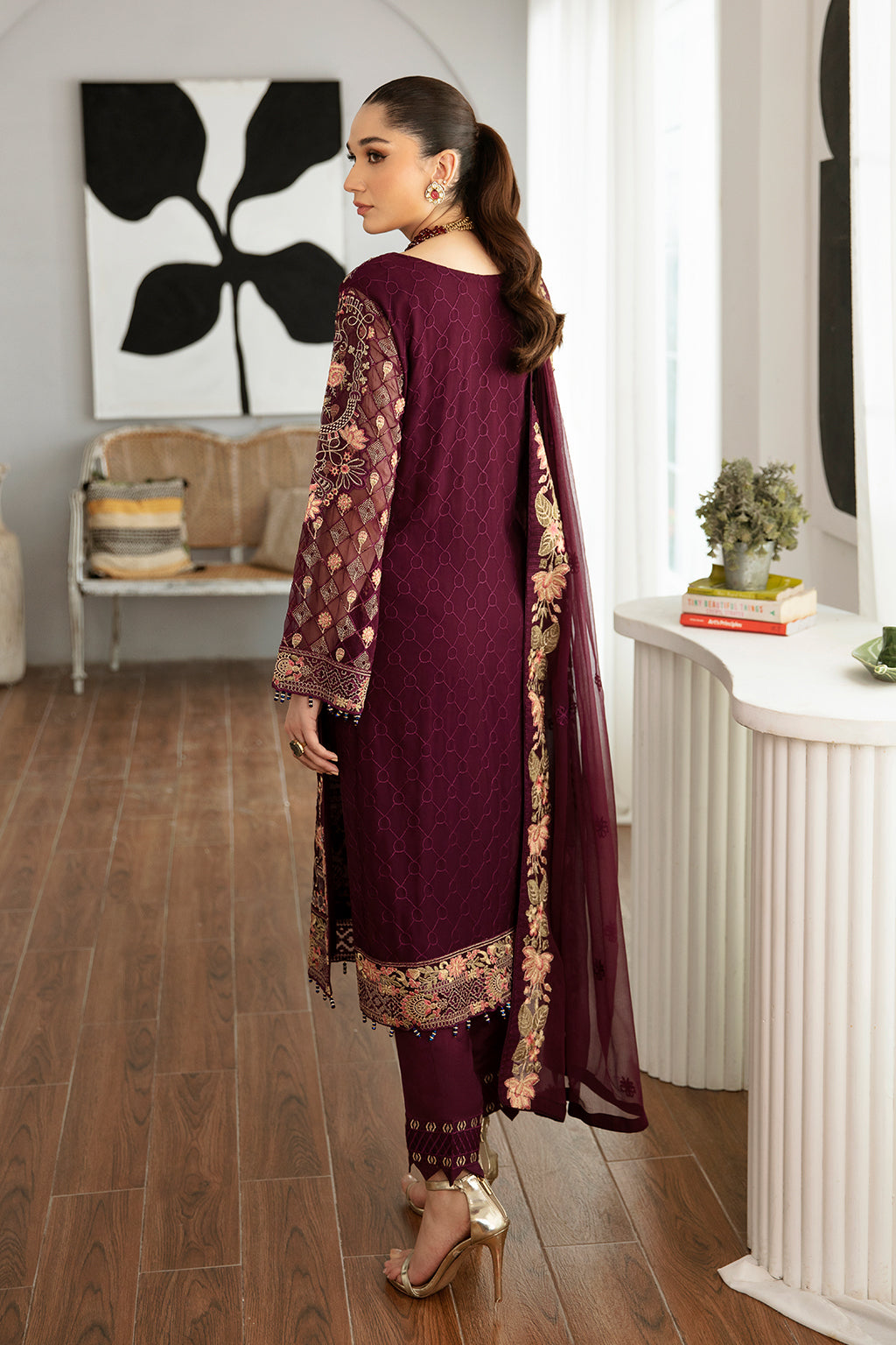 Ramsha | Rangoon Chiffon Collection 24 | D-1104 - Official Ramsha stockist in UK - Sakeena London