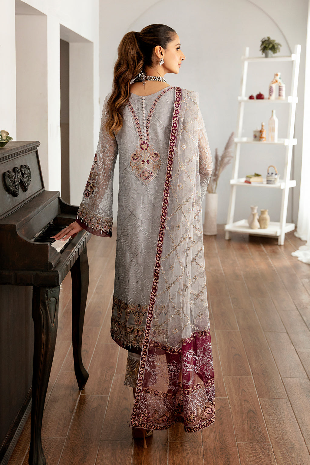 Ramsha | Rangoon Chiffon Collection 24 | D-1109 - Official Ramsha stockist in UK - Sakeena London