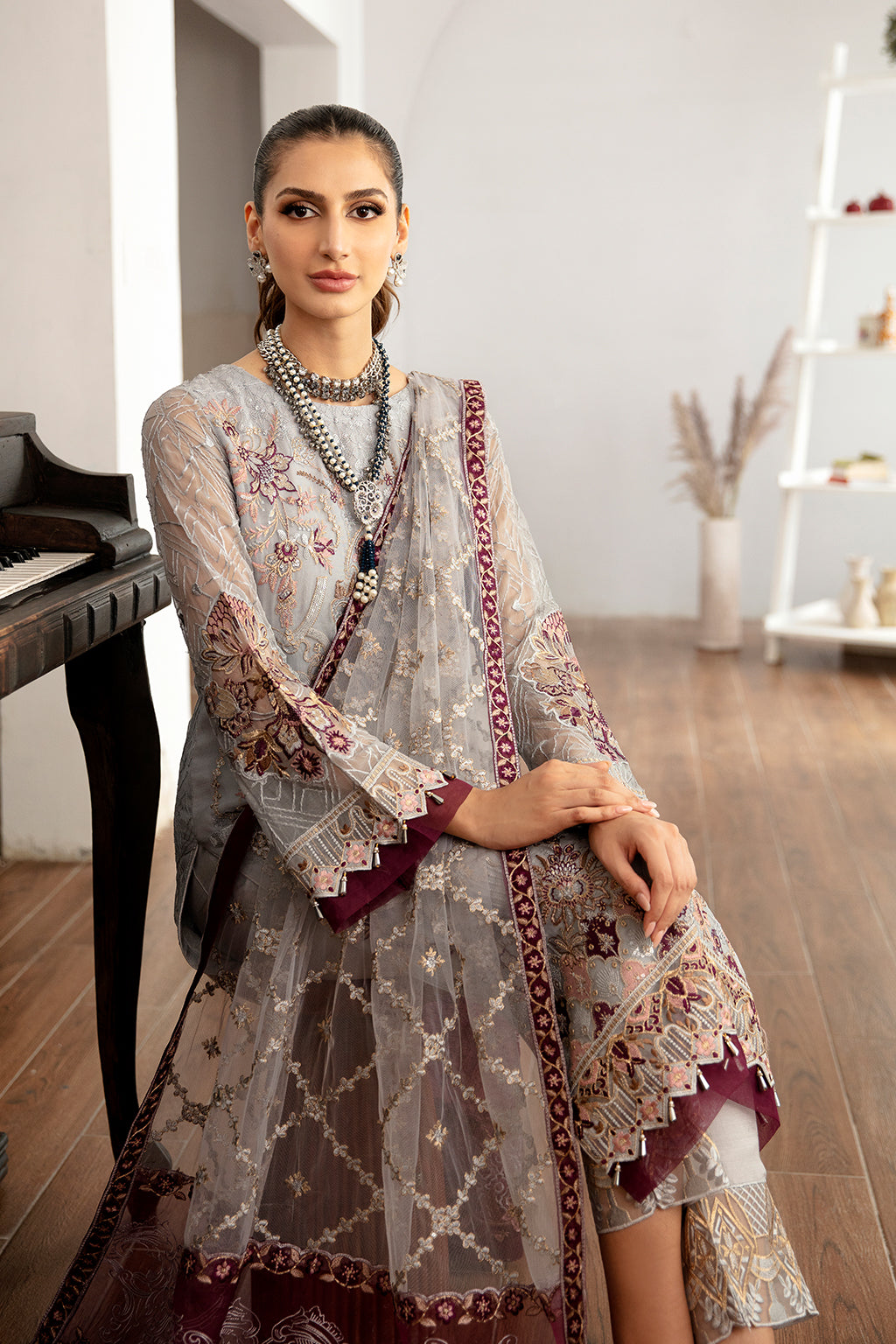 Ramsha | Rangoon Chiffon Collection 24 | D-1109 - Official Ramsha stockist in UK - Sakeena London