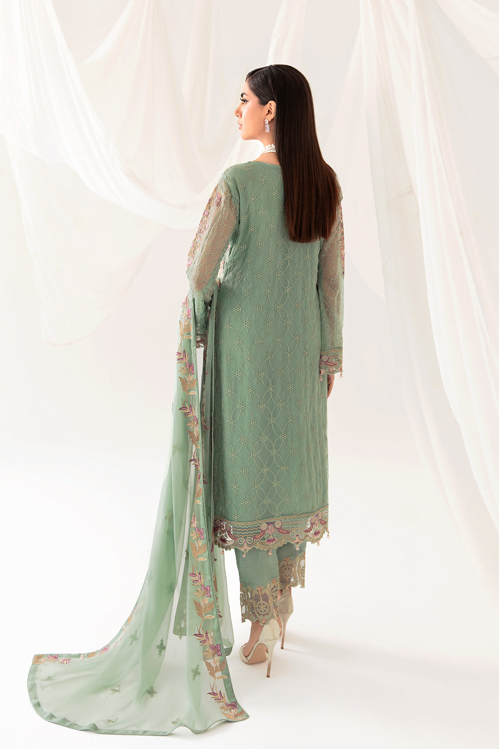 Ramsha | Rangoon Chiffon Collection 24 | D-1003 - Official Ramsha stockist in UK - Sakeena London