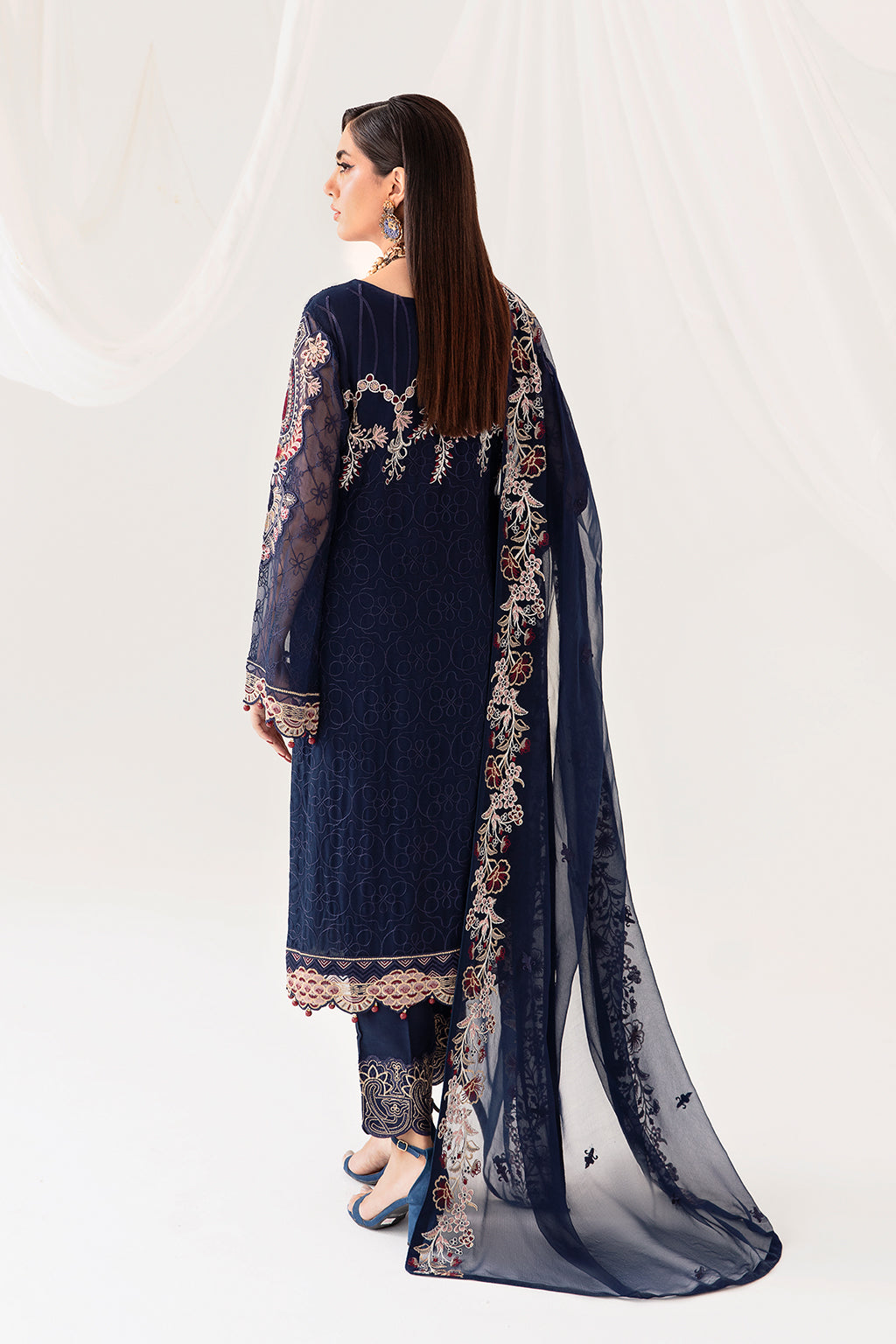 Ramsha | Rangoon Chiffon Collection 24 | D-1011 - Official Ramsha stockist in UK - Sakeena London