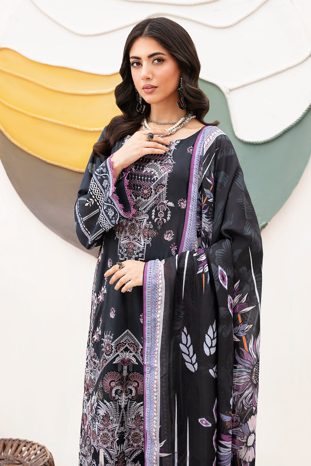Ramsha | Mashaal Luxury Lawn | L-1102 - Official Ramsha stockist in UK - Sakeena London