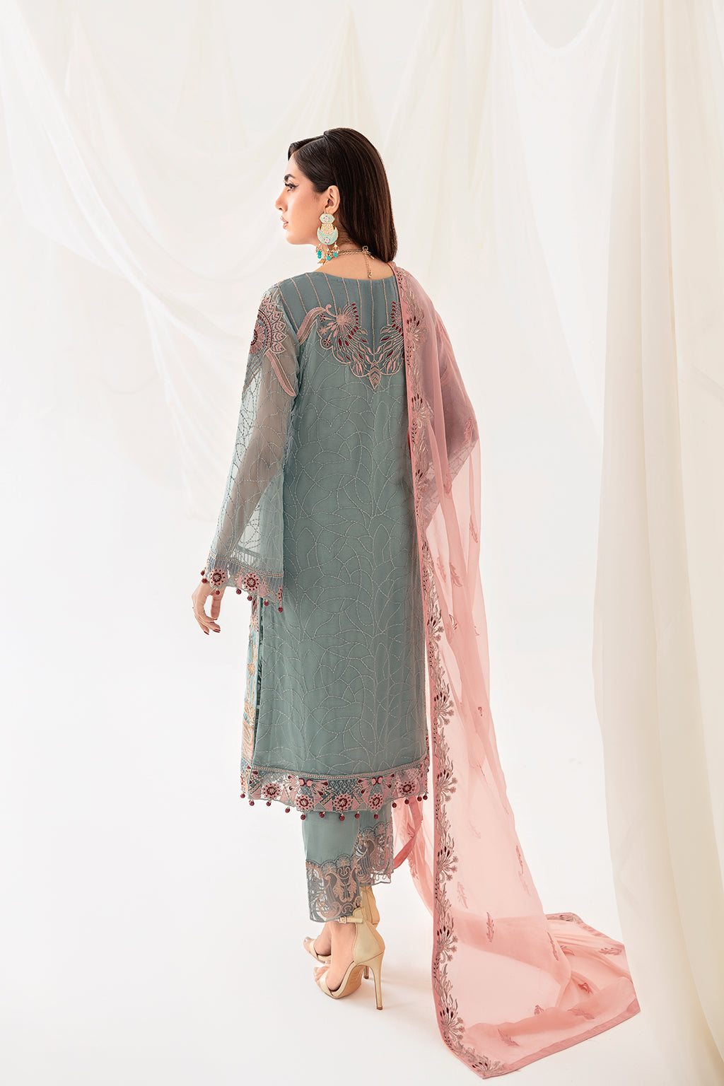 Ramsha | Rangoon Chiffon Collection 24 | D-1010 - Official Ramsha stockist in UK - Sakeena London