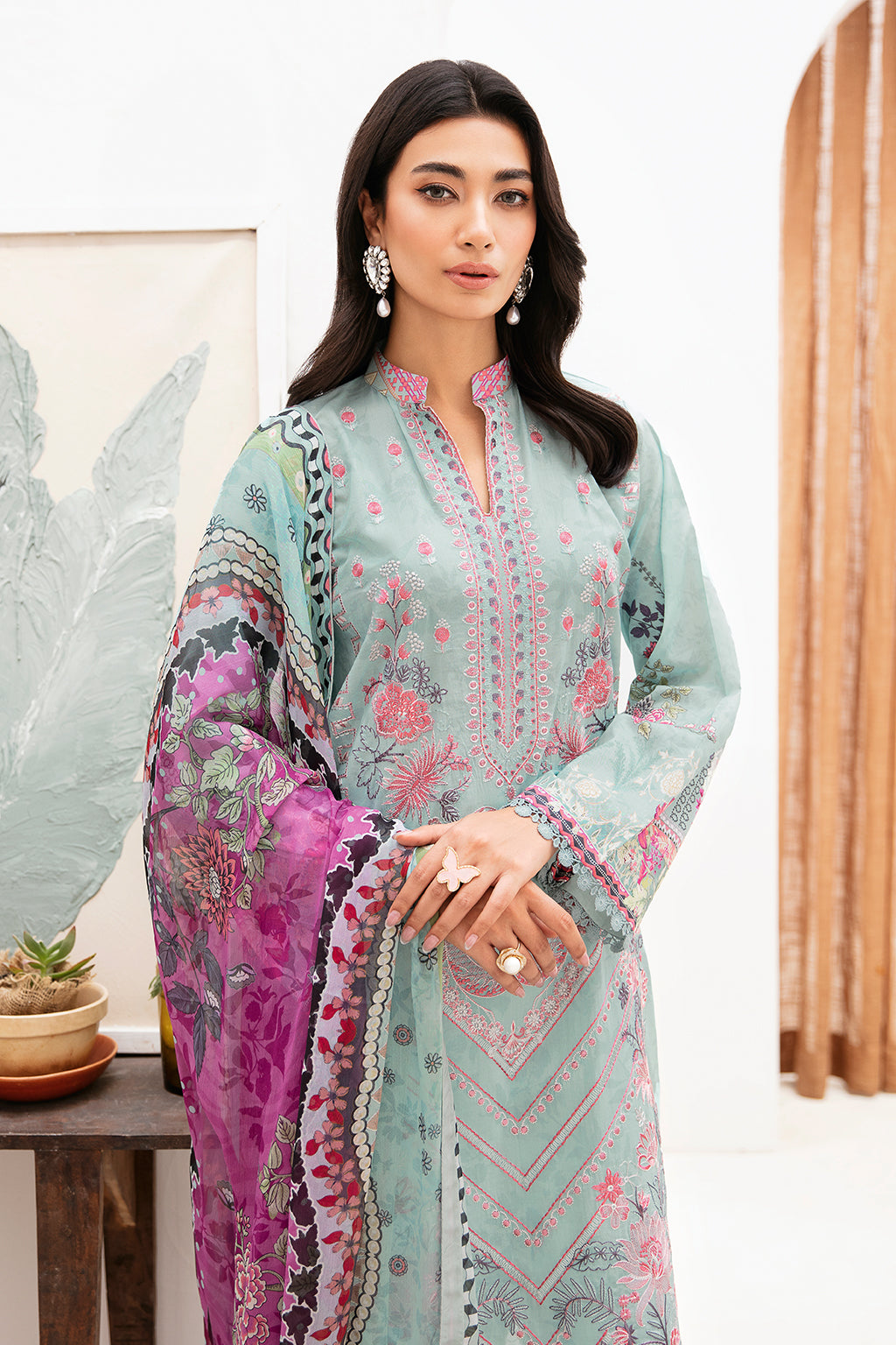 Ramsha | Mashaal Luxury Lawn | L-1110 - Official Ramsha stockist in UK - Sakeena London