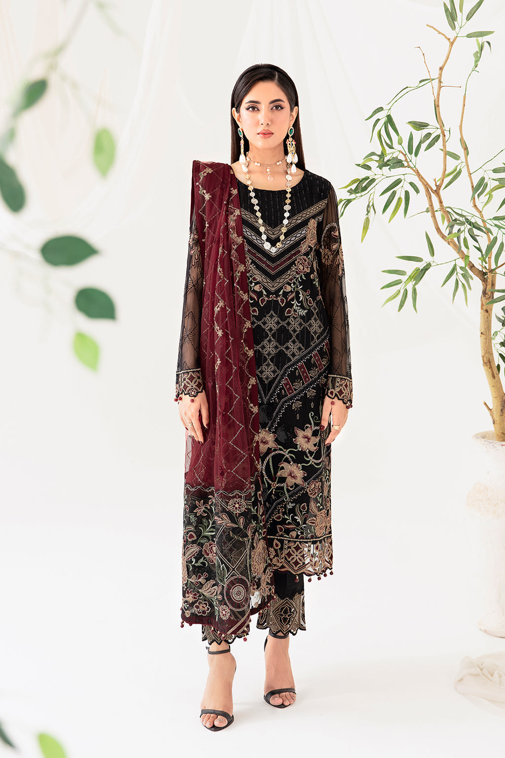 Ramsha | Rangoon Chiffon Collection 24 | D-1008 - Official Ramsha stockist in UK - Sakeena London