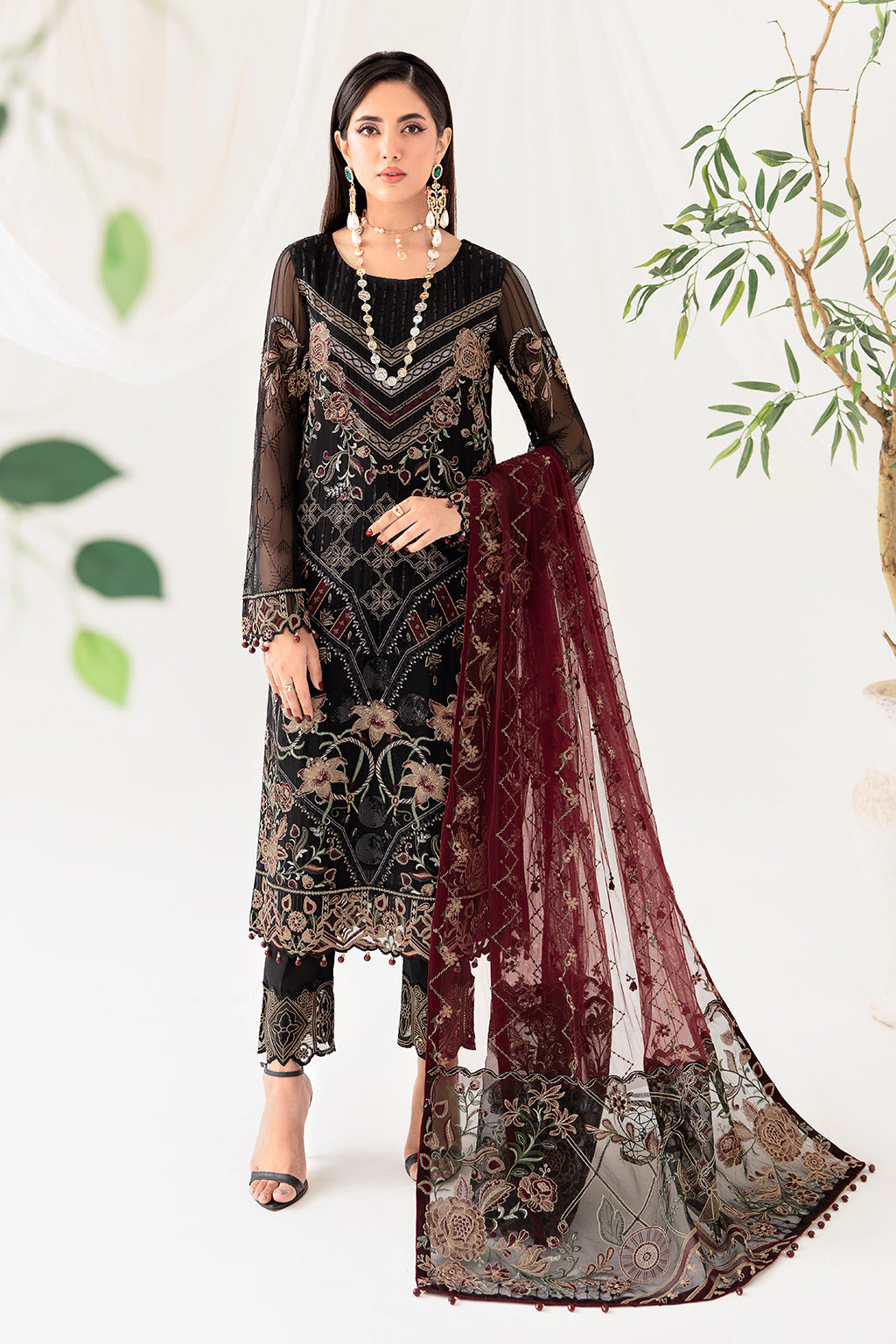 Ramsha | Rangoon Chiffon Collection 24 | D-1008 - Official Ramsha stockist in UK - Sakeena London