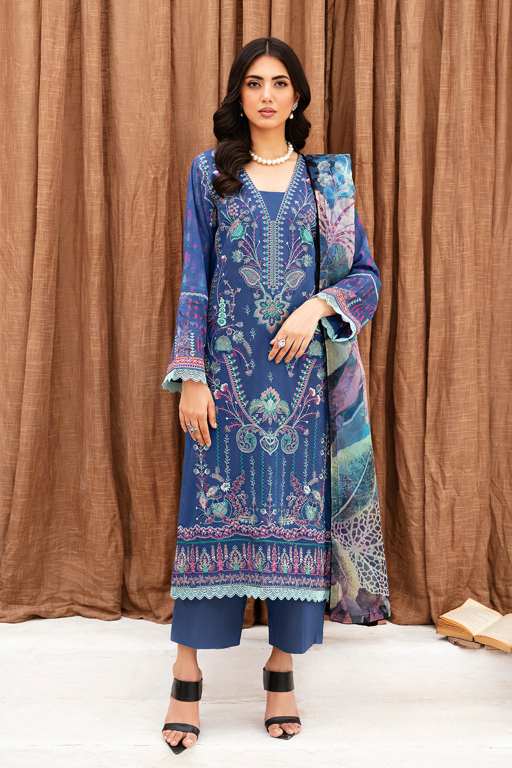 Ramsha | Mashaal Luxury Lawn | L-1112 - Official Ramsha stockist in UK - Sakeena London