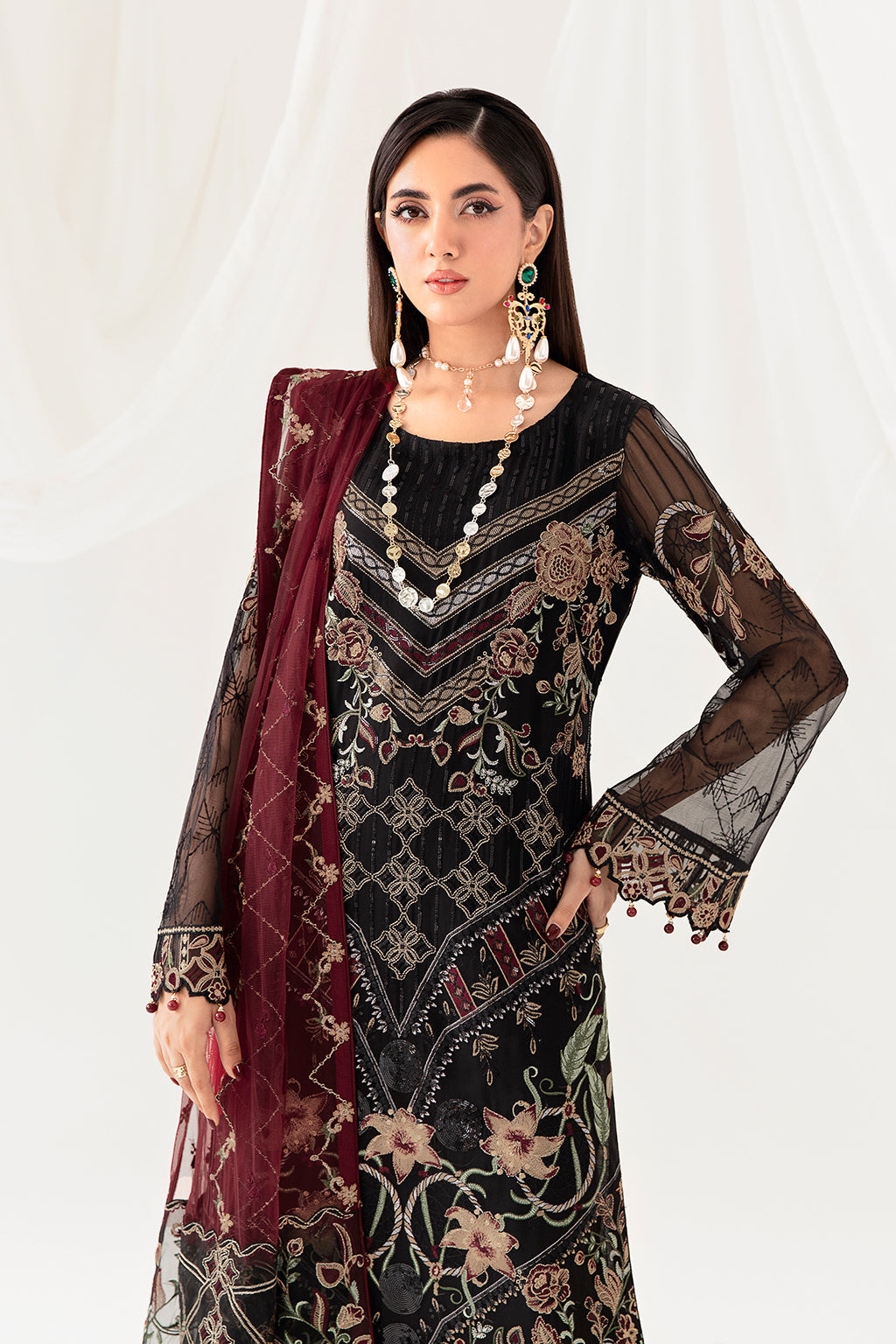 Ramsha | Rangoon Chiffon Collection 24 | D-1008 - Official Ramsha stockist in UK - Sakeena London