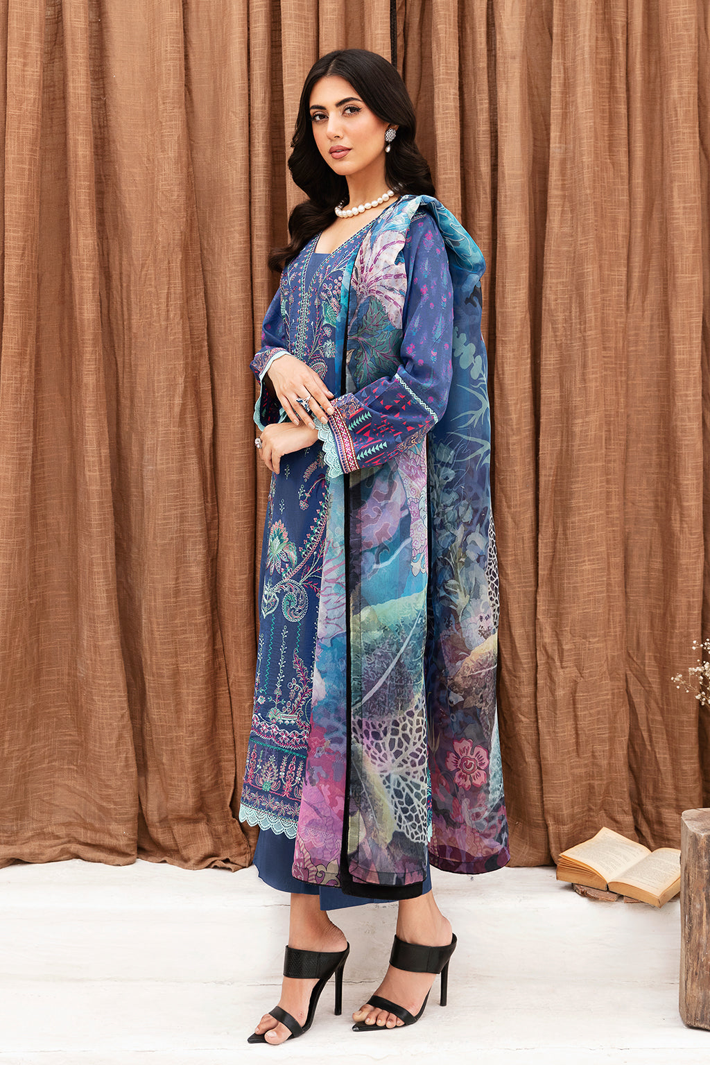 Ramsha | Mashaal Luxury Lawn | L-1112 - Official Ramsha stockist in UK - Sakeena London